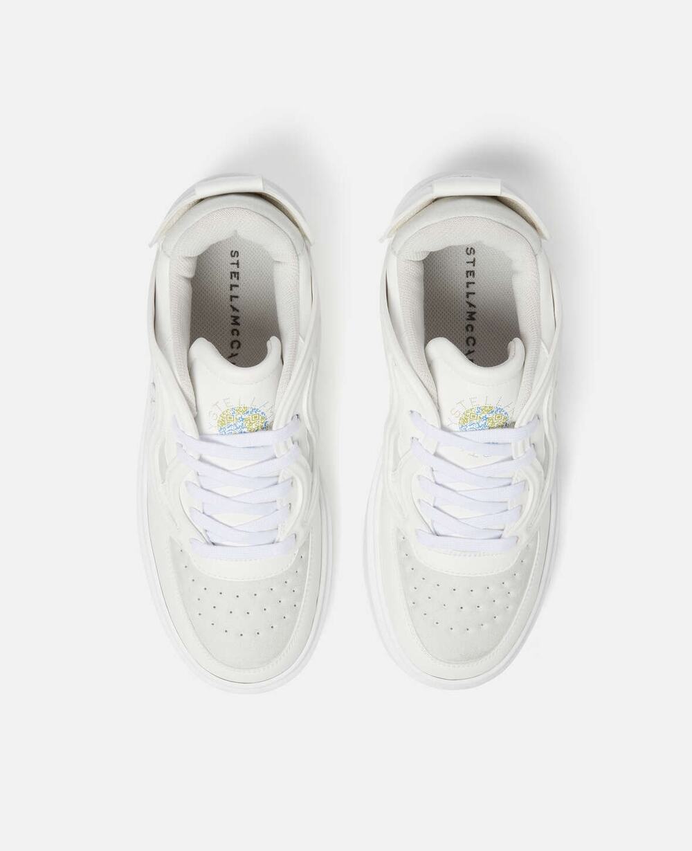 Stella McCartney S-Wave 1 White Ice Chunky Sneakers Trainers EU 42 US 12